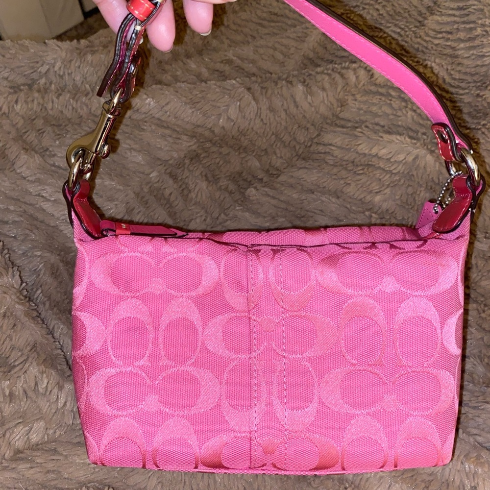 Pink Coach Mini Purse